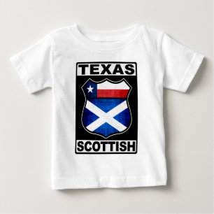 テキサス州スコティッシュアメリカン ベビーTシャツ