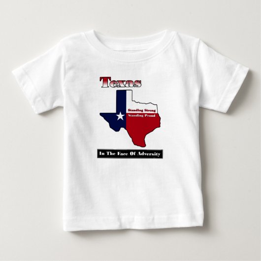 テキサス州スタンドストロング ベビーTシャツ (正面)