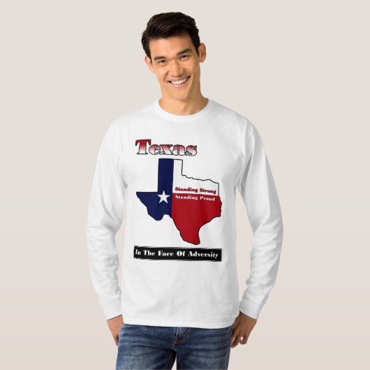 テキサス州スタンドストロング Tシャツ (正面フル)