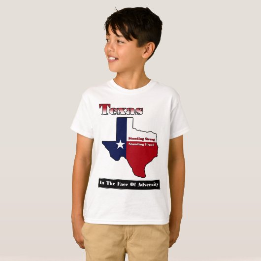 テキサス州スタンドストロング Tシャツ (正面フル)