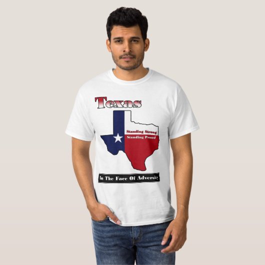 テキサス州スタンドストロング Tシャツ (正面フル)