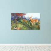 テキサス州スリップまたは滑ることキングがベッドに入って一日を過ごす。 キャンバスプリント (インサイチュ (ウッドフロア))