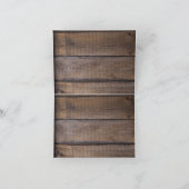 テキサス州ス素朴ター西デュアルピストル指名手配 ノートカード (内部)