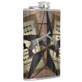 テキサス州ス素朴ター西デュアルピストル指名手配 フラスク (右)