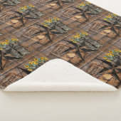 テキサス州ス素朴ター西ピストルカウボーイブーツ シェルパブランケット (3/4)