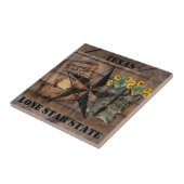 テキサス州ス素朴ター西ピストルカウボーイブーツ タイル (側面)