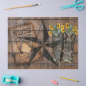 テキサス州ス素朴ター西ピストルカウボーイブーツ 薄葉紙 (クラフト)