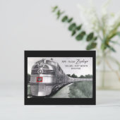 テキサス州ゼファー列車ヴィンテージ ポストカード (スタンド正面)