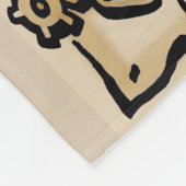 テキサス州タン フリースブランケット (角)