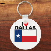 テキサス州ダラスを愛する キーホルダー (正面)