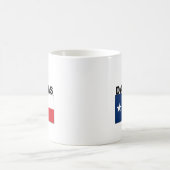 テキサス州ダラスを愛する コーヒーマグカップ (中央)