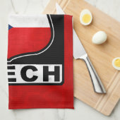 テキサス州チェコアメリカンティータオル キッチンタオル (四つ折り)