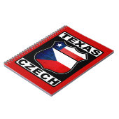 テキサス州チェコアメリカンメモ帳 ノートブック (左側)