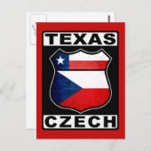 テキサス州チェコ系アメリカ人 ポストカード (正面/裏面)