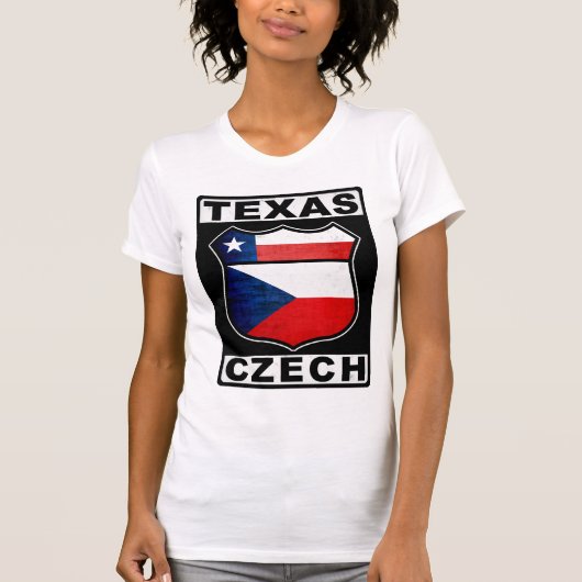 テキサス州チェコ系アメリカ人 Tシャツ (正面)