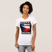 テキサス州チェコ系アメリカ人 Tシャツ (正面フル)