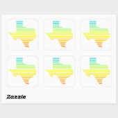 テキサス州チルフェード スクエアシール (シート)