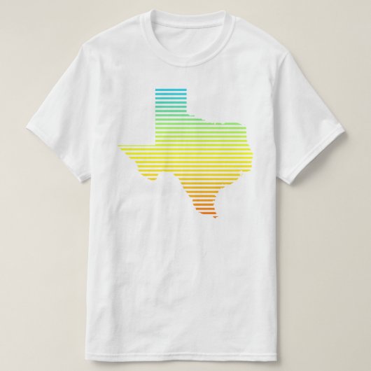 テキサス州チルフェード Tシャツ (デザイン正面)