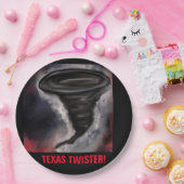 テキサス州ツイスター ペーパープレート (パーティー)
