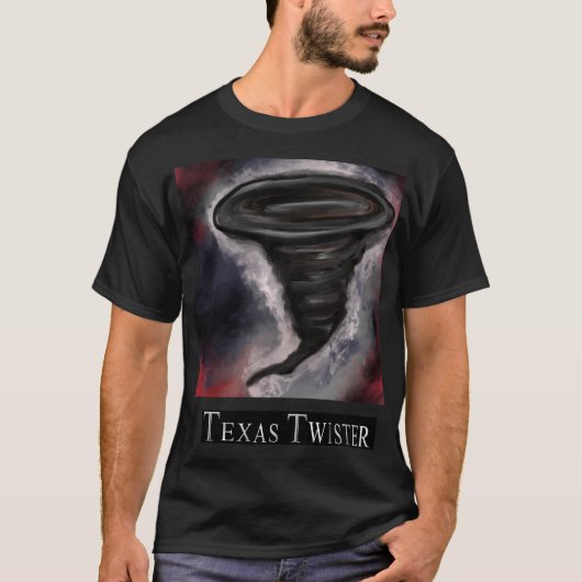 テキサス州ツイスターTシャツ Tシャツ (正面)