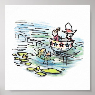 テキサス州ティーカップライドプリント ポスター