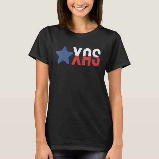 テキサス州テキサス州州旗の女性、男性、10代、子供_ Tシャツ (正面)