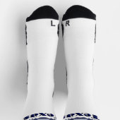 テキサス州デザイン1 ソックス (上部)