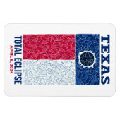 テキサス州トータルEclipseフレキシブルフォトマグネット マグネット (横)