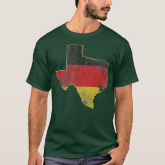 テキサス州ドイツ米国国旗Texanドイツ Tシャツ