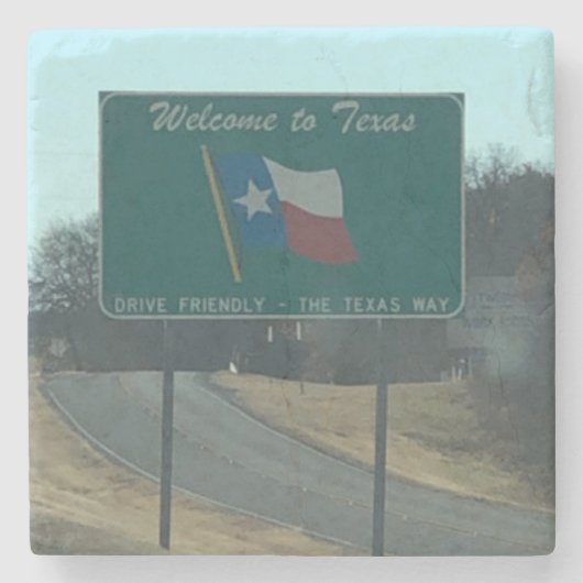 テキサス州ドリンクコースター ストーンコースター (正面)