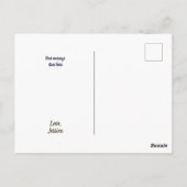 テキサス州ナイトスター州状はがき ポストカード (裏面)