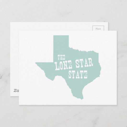 テキサス州ニックネームテキサンローンスター州テキサンモットー ポストカード (正面/裏面)