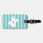 テキサス州ハート |ホーム州 ラゲッジタグ (正面横)