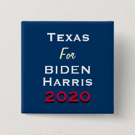 テキサス州バイデン氏HARRIS 2020キャンペーンボタン 缶バッジ