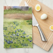 テキサス州バーンウォーター絵画カラーのキッチンタオル キッチンタオル (四つ折り)