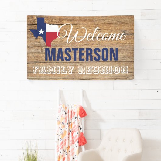 テキサス州バーンウッドファミリー懇親会 横断幕 (インサイチュ)