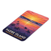 テキサス州パドレアイランドナショナルシーショア マグネット (左側)