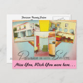 テキサス州パリジャン美しいサロン ポストカード (正面/裏面)