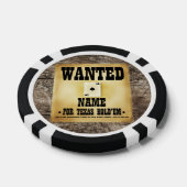 テキサス州パーソナライズされたホールデムのトランプのポーカーチップ用に募集 ポーカーチップ (シングル)