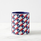 テキサス州パーソナライズされた国旗 マグカップ (中央)