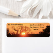 テキサス州ヒルカントリーサンライズ差出人住所ラベル ラベル (インサイチュ)