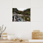 テキサス州ヒルカントリーロックとクリーク ポスター (キッチン)