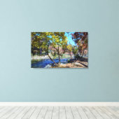 テキサス州ヒルカントリー キャンバスプリント (インサイチュ (ウッドフロア))