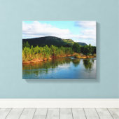 テキサス州ヒルカントリー キャンバスプリント (インサイチュ (ウッドフロア))