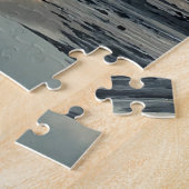 テキサス州ビーチの日の出、詩篇118:24 ジグソーパズル (側面)