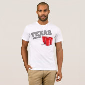 テキサス州ビールPongのTシャツ Tシャツ (正面フル)