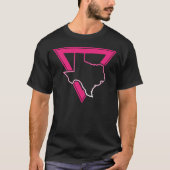 テキサス州ピンク三角形 Tシャツ (正面)