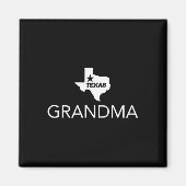 テキサス州ファミリー州オブTxおばあちゃん誇りを持ったテキサス州バカット マグネット (正面)