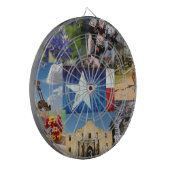 テキサス州フォトモザイク ダーツボード (正面左)