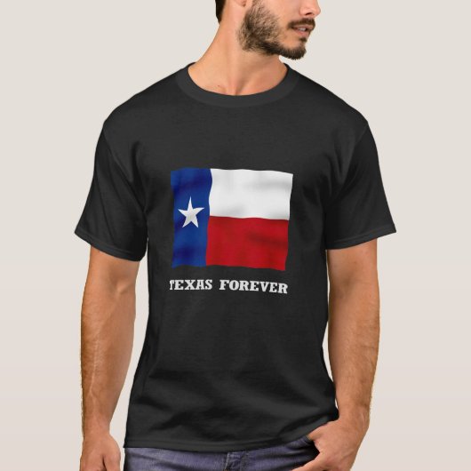 テキサス州フォーエバー – 基本ダークTシャツ Tシャツ (正面)